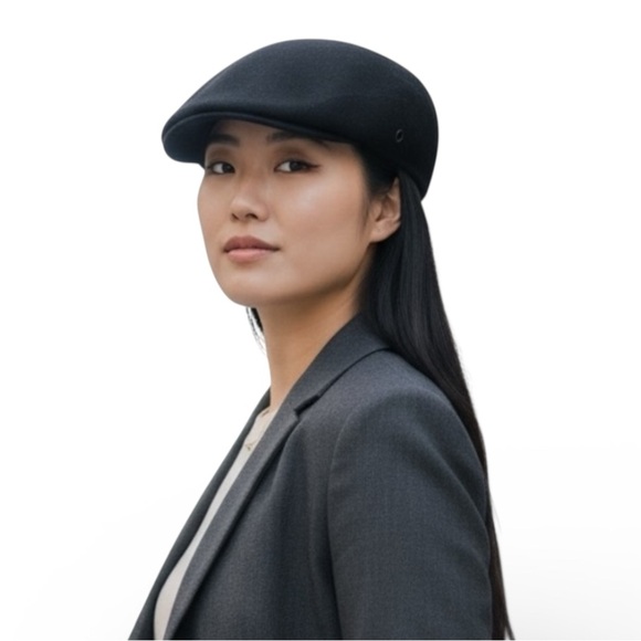 Royal Ascot Accessories - Vintage Royal Ascot Navy Cabbie’s Beret Hat - 100% Wool - Golden Gate Hat Co USA